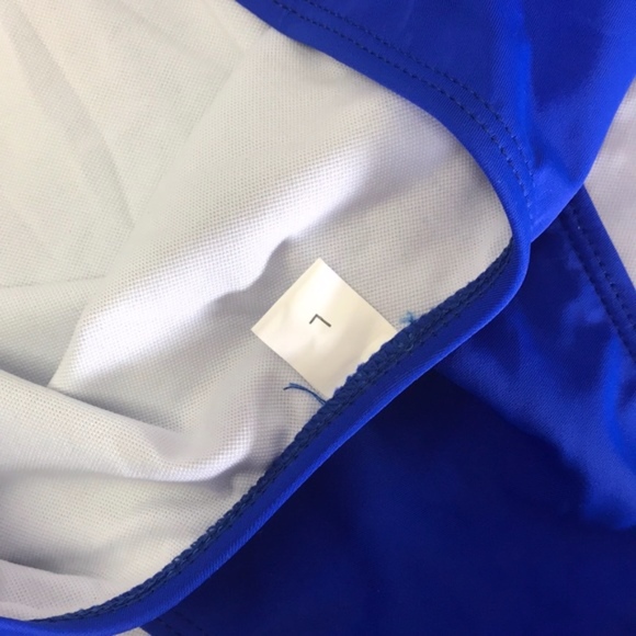 Sexy Electric Blue One Piece - Picture 3 of 4